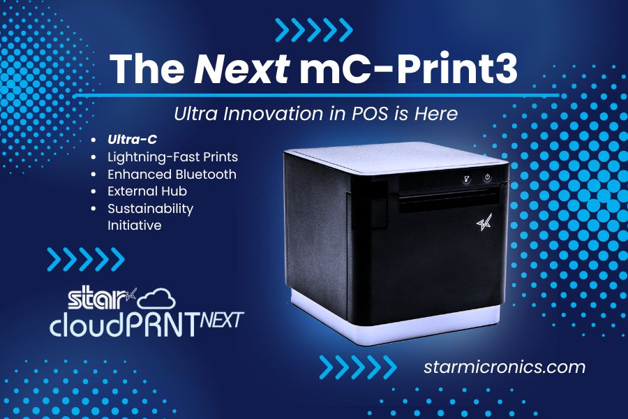 Star Micronics Unveils the Next mC-Print3: Connectivity and Sustainability Redefined