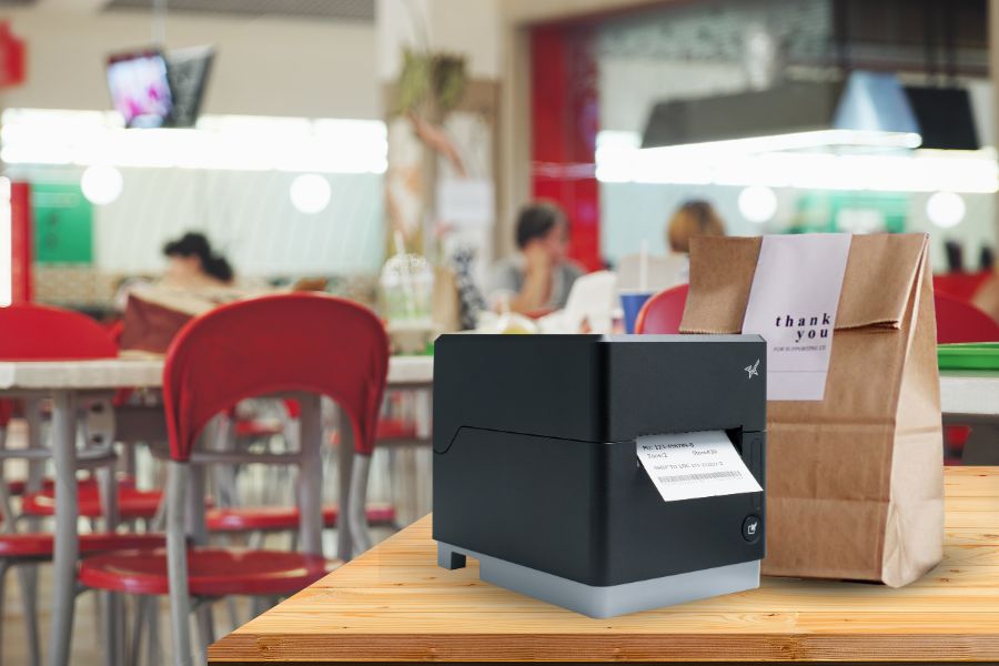 Why Restaurants and QSRs Are Switching to Linerless Food Service Labels