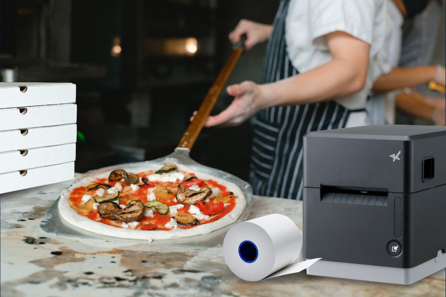 Smarter Pizza Restaurant Labeling Solutions: One Printer for Every Station