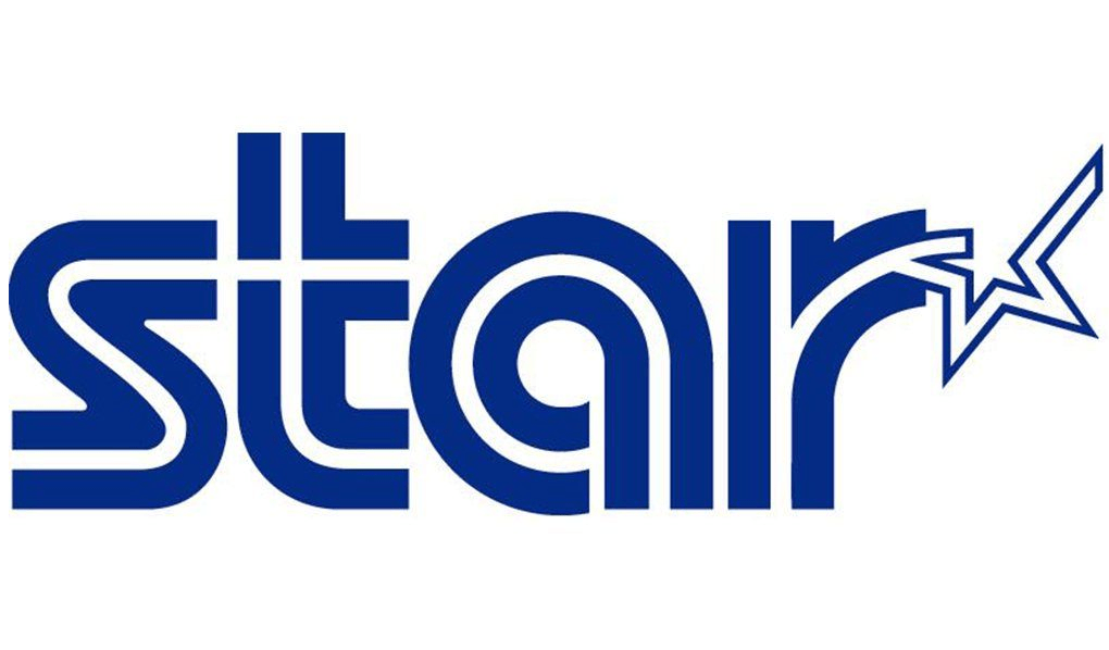 Star Micronics logo, point-of-sale (POS) hardware and technology company.