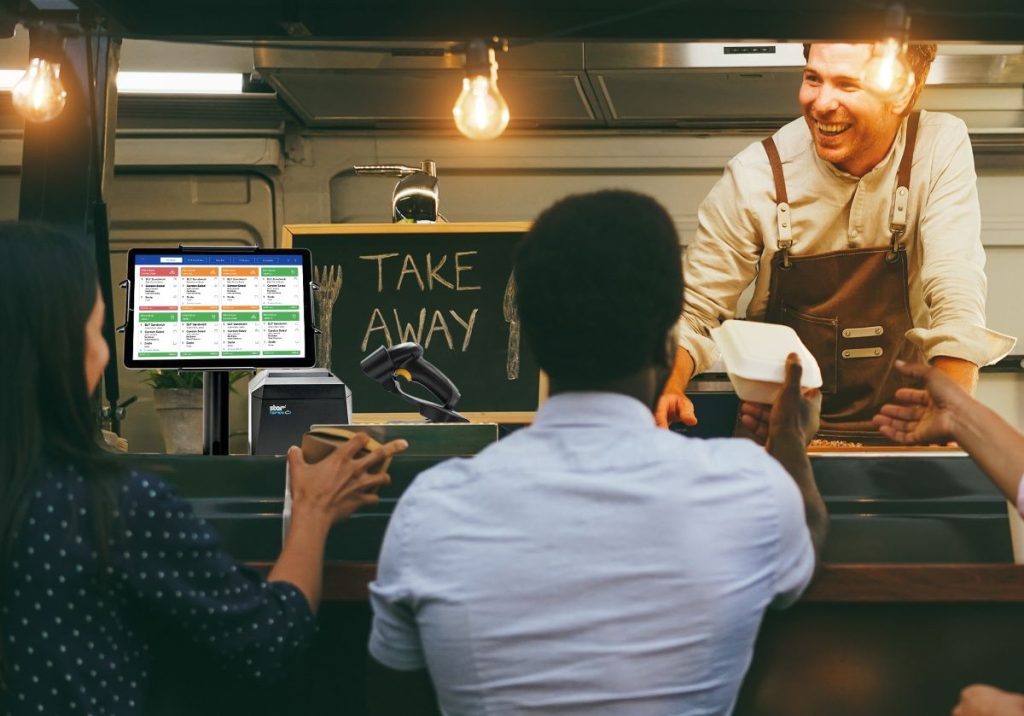 A food truck running Star Micronics mobile POS hardware