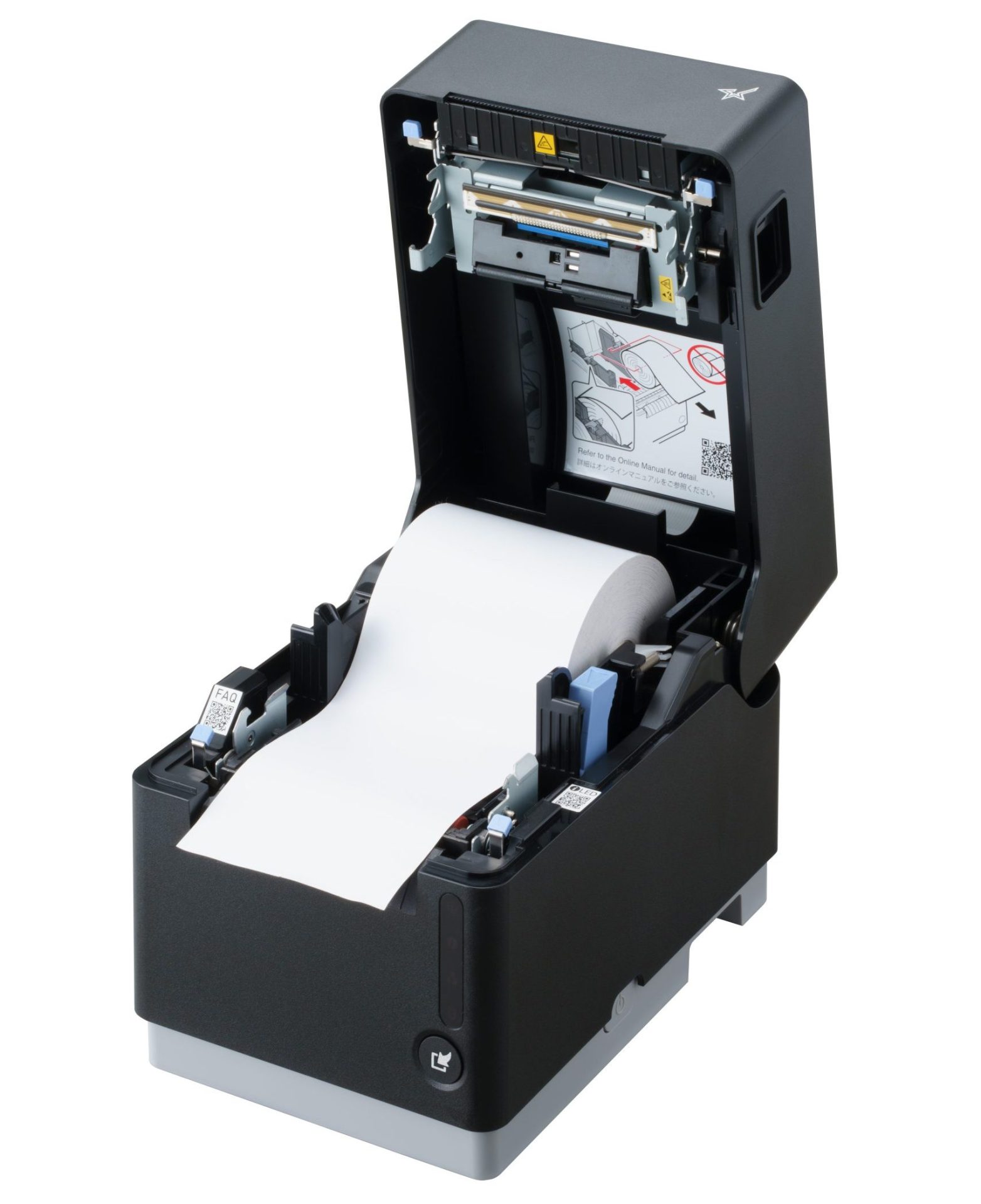 The mC-Label3 multifunction label and receipt printer from Star Micronics can fit media of multiple widths and types.