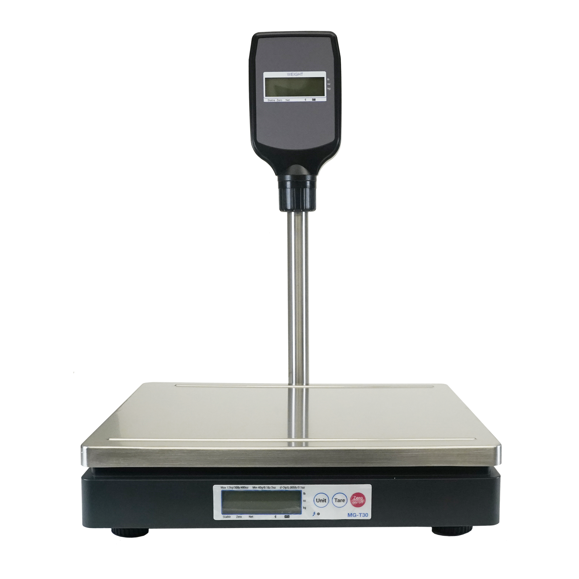 The mG-TUDB digital pole display for POS scales by Star Micronics.