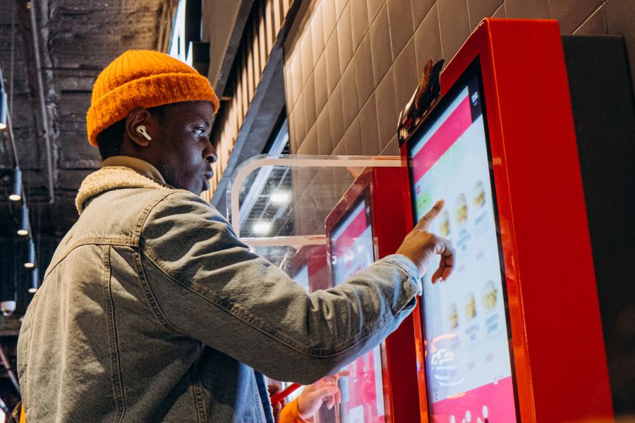 Airport Restaurant Solutions Kiosk