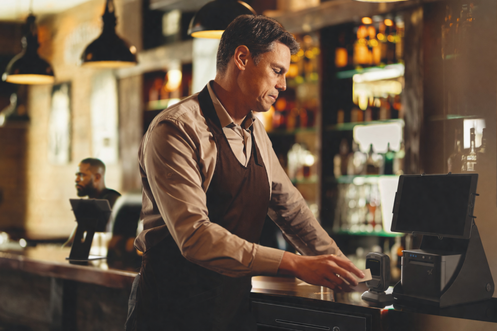 Bartender Checking ID
