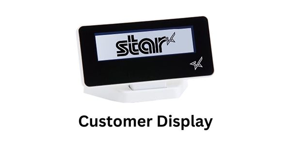 A customer display by Star Micronics.