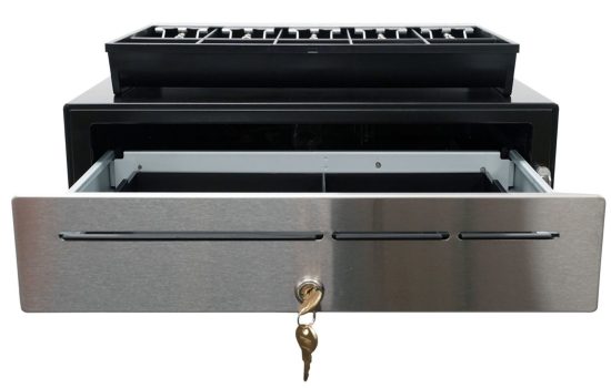 The CD5-1918 Max Series cash drawer by Star Micronics is ideal for high-cash volume environments.