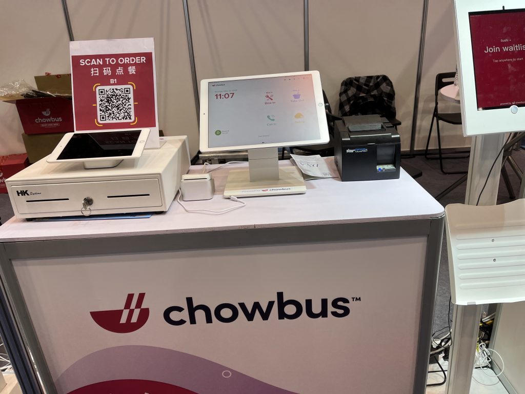 The authentic Asian food delivery app, Chowbus, uses the TSP143III thermal receipt printer by Star Micronics at the National Restaurant Association Show 2023.