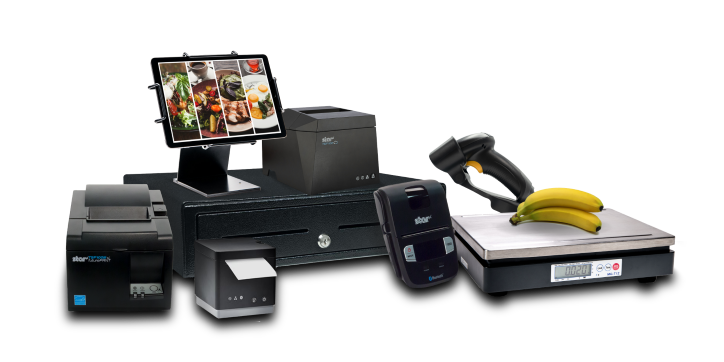 The complete point-of-sale (POS) suite in black by Star Micronics.