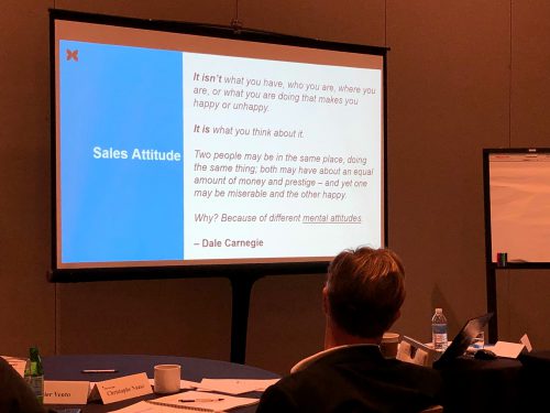 Dale Carnegie training.