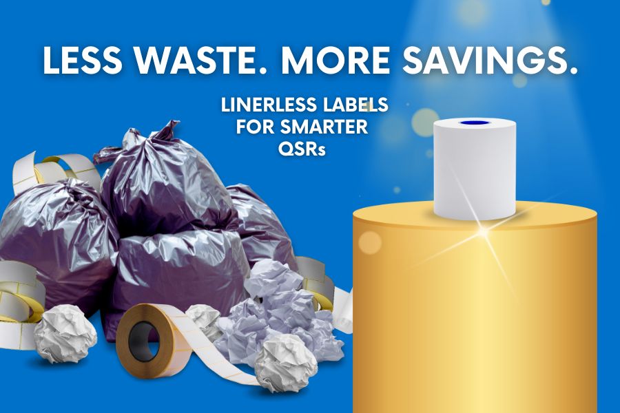 Linerless Labels No Waste