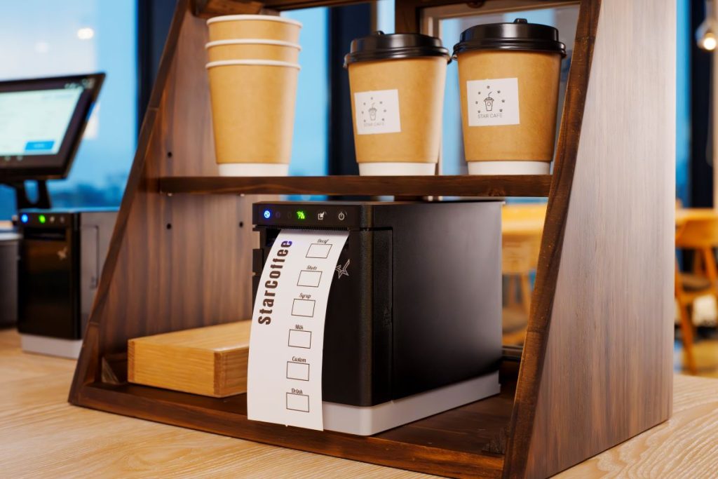 The mC-Label2 multifunction label printer by Star Micronics.