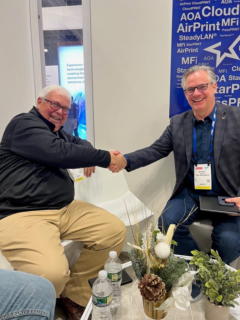 Mike Hanson with Biztracker at NRF 2024