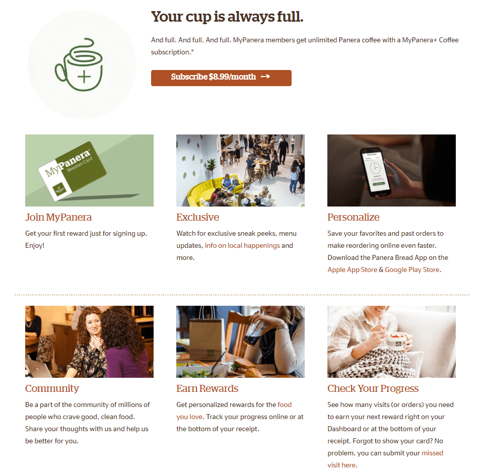 MyPanera Program