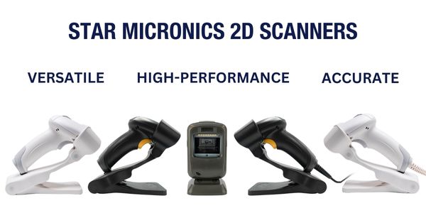 2D barcode scanner line by Star Micronics.