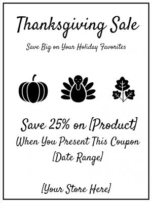 Holiday receipt marketing promotion from Star Micronics Cloud Services.