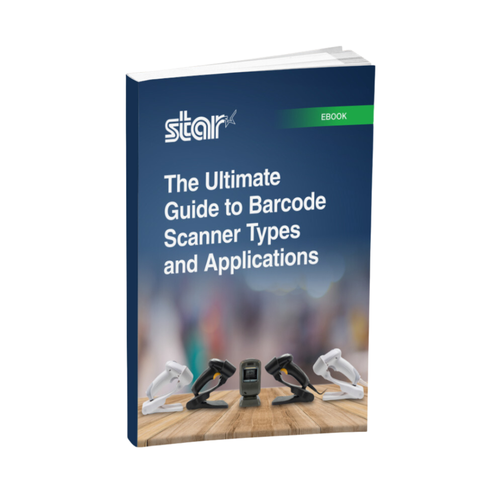 The Ultimate Guide to Barcode Scanner Types and Applications ebook by Star Micronics.