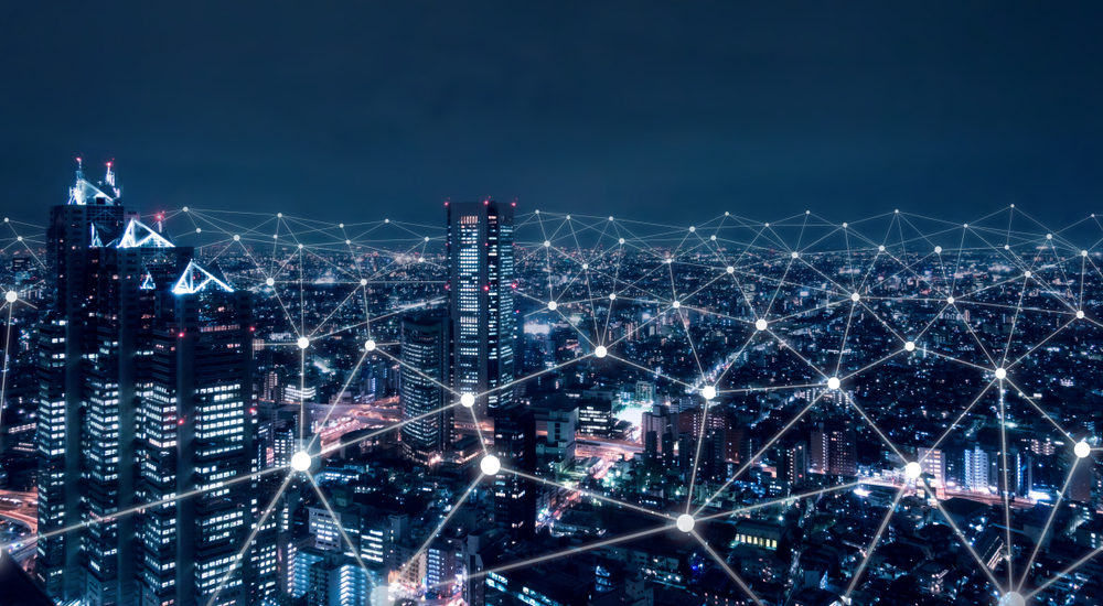 Connected city of the future.