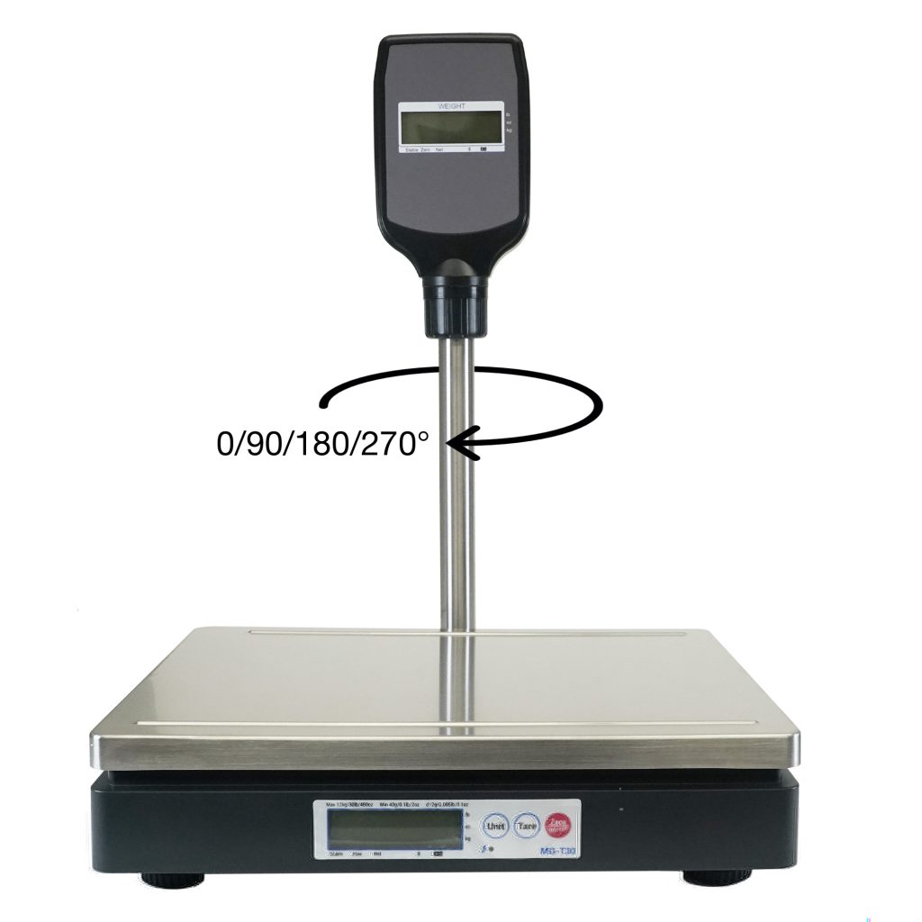 The mG-TUDB digital pole display for POS scales by Star Micronics.