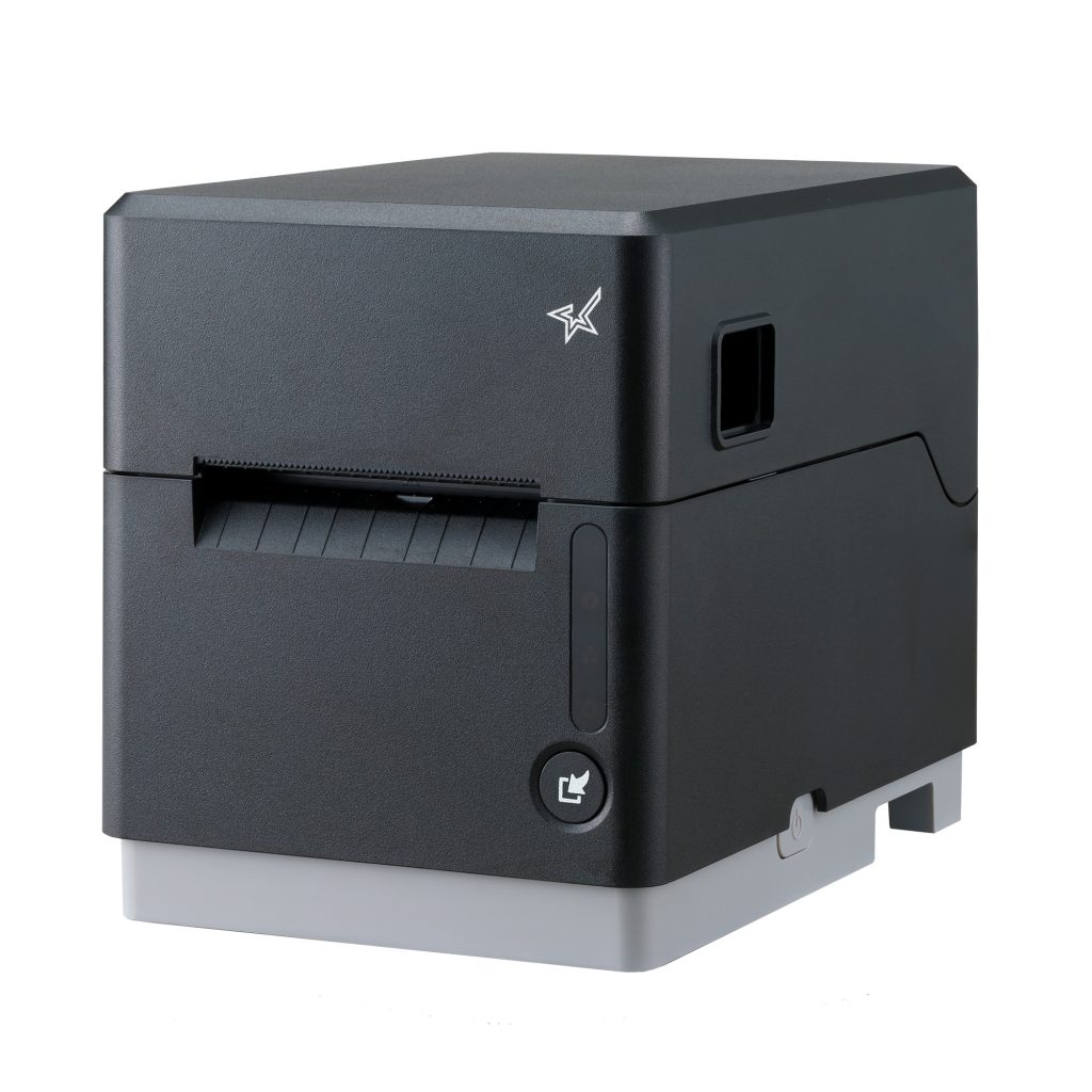 The mC-Label3 multifunction label and receipt printer from Star Micronics can fit media of multiple widths and types.