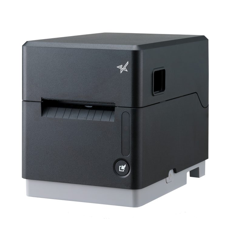 The mC-Label3 multifunction label and receipt printer from Star Micronics can fit media of multiple widths and types.