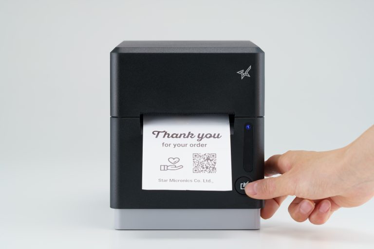 The mC-Label3 multifunction label and receipt printer from Star Micronics features One Touch printing.