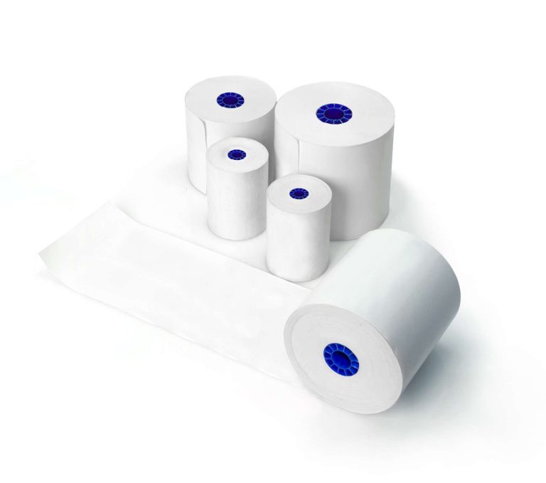 Star Blue receipt and label paper rolls by Star Micronics.