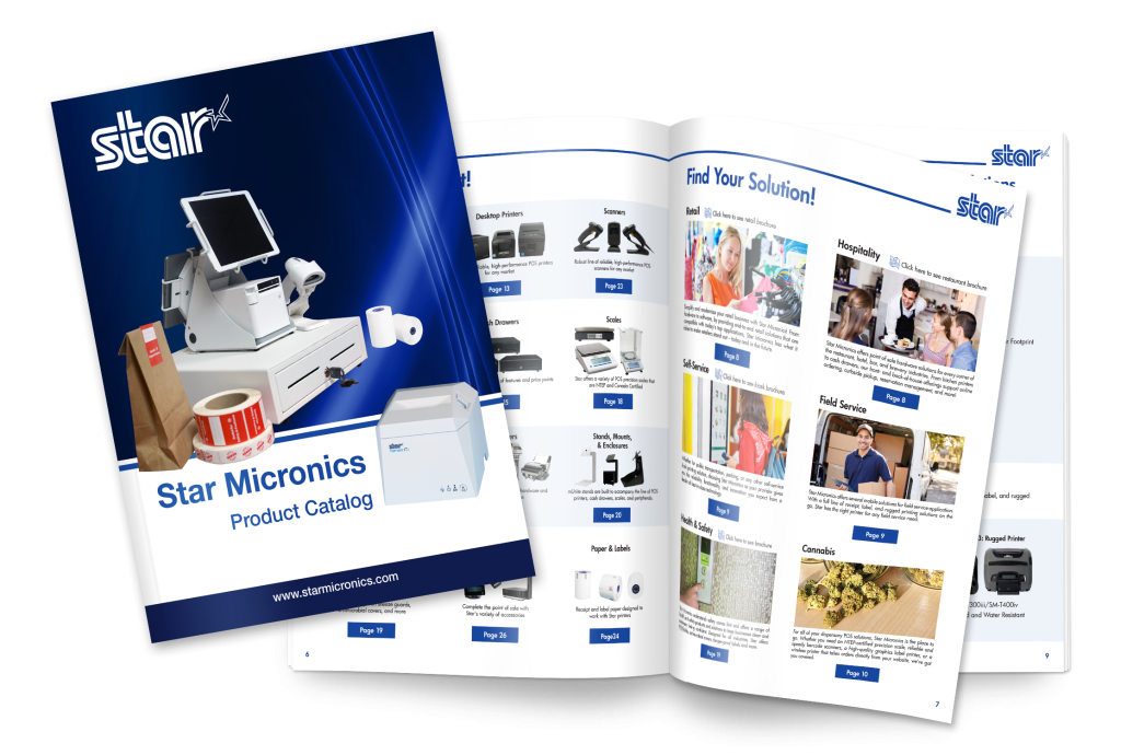 Star Micronics full catalog of POS and labeling solutions.